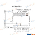 Motor Limpiaparabrisas 12NM 24V 68mm Seaflo