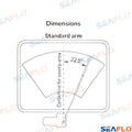 Motor Limpiaparabrisas 12NM 24V 68mm Seaflo