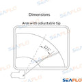 Motor Limpiaparabrisas 12NM 24V 94mm Seaflo