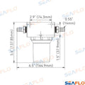 Filtro 1/2" 50µm Seaflo (Ref. SFWS50001)