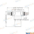 Filtro 1/2" 50µm Seaflo (Ref. SFWS50003)