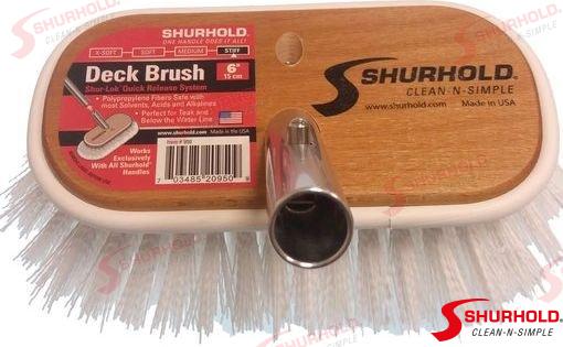 Cepillo Duro Blanco 15 Cm Shurhold
