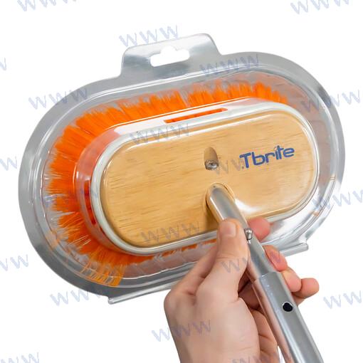 Tbrite Cepillo 240X155MM Naranja Medio