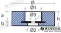 Anodo Baglietto Zinc Ø 135MM Completo Tecnoseal
