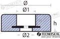 Anodo Baglietto Zinc Ø 120MM Completo Tecnoseal