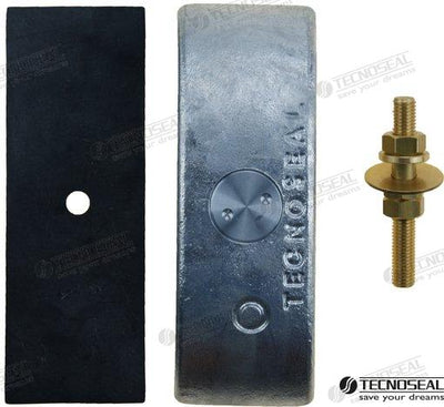 Anodo Cap Zinc Ø 42X3MM 4,3 Kg Completo Tecnoseal