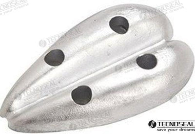 Anodo Oval Doble Zinc 66X116MM Tecnoseal