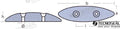 Anodo Oval Zinc 140X40X22MM Tecnoseal