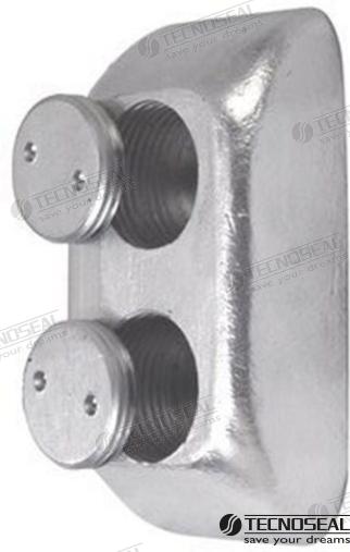 Anodo Mmi Zinc 150X80X40MM C/tapon Tecnoseal