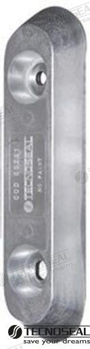 Anodo Vetus Placa Zinc 250X63MM 2,3KG ZINK25C