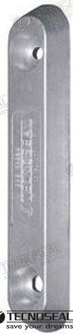Anodo Vetus Placa Zinc 290X55MM 2,7KG. Tecnoseal