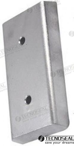 Anodo Rectangular Zinc 220X100X30MM Tecnoseal