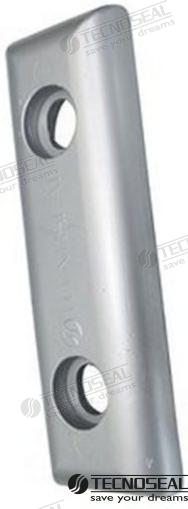 Anodo Rectangular Zinc 290X90X40MM Tecnoseal