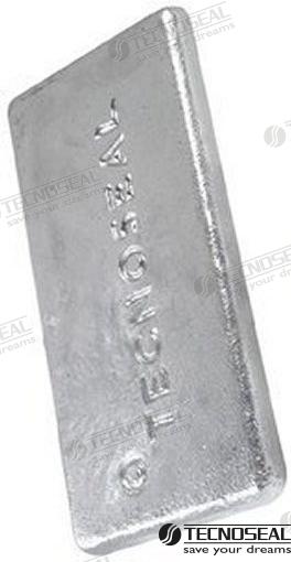 Anodo Caldaia Zinc 300X150X25MM Tecnoseal