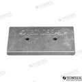 Anodo Caldaia Zinc 300X150X26MM Tecnoseal