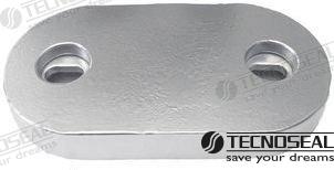 Anodo Placa Zinc 210X290X32MM 9,8 Kg Tecnoseal