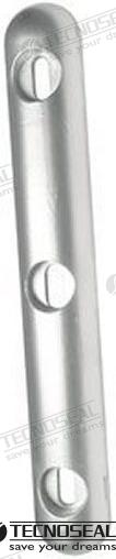 Anodo Placa Zinc 400X60X30MM 3,5KG Tecnoseal