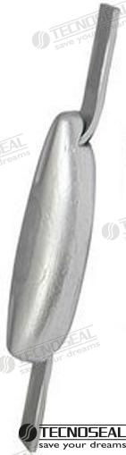 Anodo Pez Zinc 50X25X5MM 1KG Tecnoseal