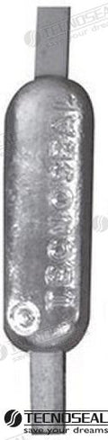 Anodo Sector Naval Zinc 400X30X5MM 5KG Tecnoseal