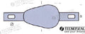 Anodo Pez Con Inserto Zinc Ø 13X25MM 1KG Tecnoseal