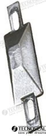 Anodo Lingote C/inserto Zinc 0,5KG Tecnoseal