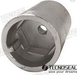 Anodo Radice Hexagonal Zinc Eje 50MM Tecnoseal