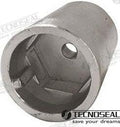 Anodo Radice Hexagonal Zinc Eje 100MM Tecnoseal