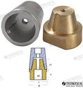 Anodo Radice Completo Zinc Eje 55 Tecnoseal (Ref. TEN00416)