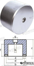 Anodo Riva Dolce Vita Zinc 12,95KG. Tecnoseal