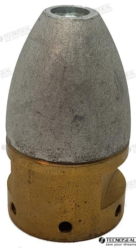 Anodo Conico Riva Zinc Eje 20X30 Compl. Tecnoseal (Ref. TEN00445)