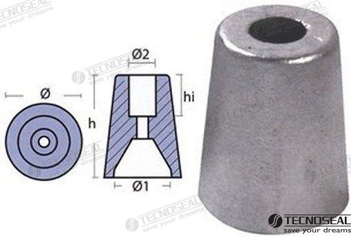 Anodo Ferreti Zinc Eje 55 Tecnoseal