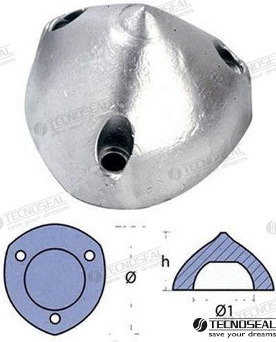 Anodo Max Prop Zinc 52MM. Tecnoseal
