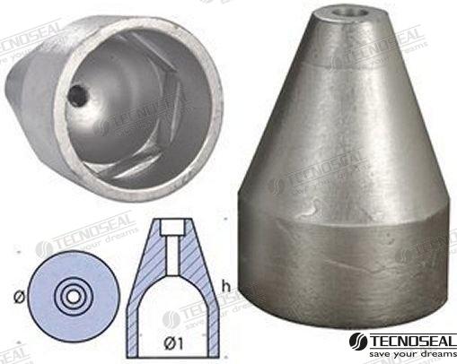 Anodo Ogive Orvea Zinc 65MM Tecnoseal