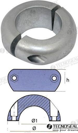 Collar Plano Zinc 30MM. Tecnoseal