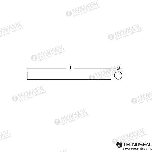 Barra Zinc 140X400MM Tecnoseal