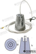 Anodo Zinc Para Colgar Diametro 80MM Tecnoseal