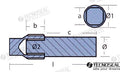 Refrigerador Volvo C/tapon 200-250-270 Tecnoseal