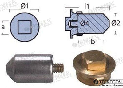 Anodo Refrig. Volvo C/tapon Tecnoseal