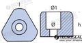 Anodo Gori Ø 6MM Zinc 20-33MM Tecnoseal