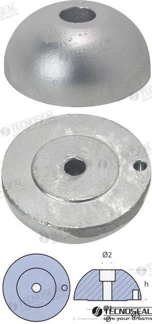 Anodo J-prop Zinc Ø 60MM 0,36KG Tecnoseal