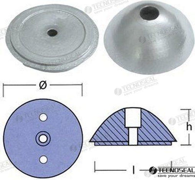 Anodo Para Variprofile Ø 55MM Zinc Tecnoseal