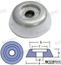 Anodo Lewmar Serie 185TT Zinc Tecnoseal