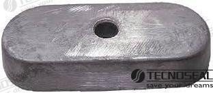 Anodo Yamaha Placa F8C-68T 2000-4T Zinc Tecnoseal 68T-45251-00