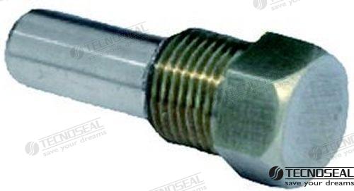 Anodo Barra Yamaha Con Tapon Zinc 0,06KG Tecnoseal N51-11325-01