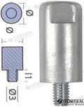 Anodo Yanmar Zinc Ø 23MM Tecnoseal