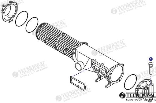 Anodo Motor Yanmar Completo L 50MM Tecnoseal 119574-18790