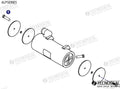 Anodo Motor Yanmar Completo L 30MM Tecnoseal 119574-44150