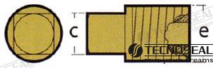 Tapon Caterpillar TEN02023T Tecnoseal