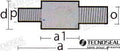 Anodo Motor Vm Dia 14,5MM L.36 Tecnoseal