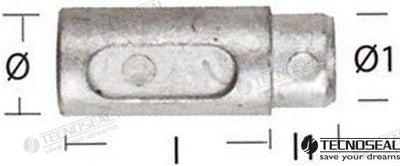 Anodo Lombardini Zinc TEN02350T Tecnoseal